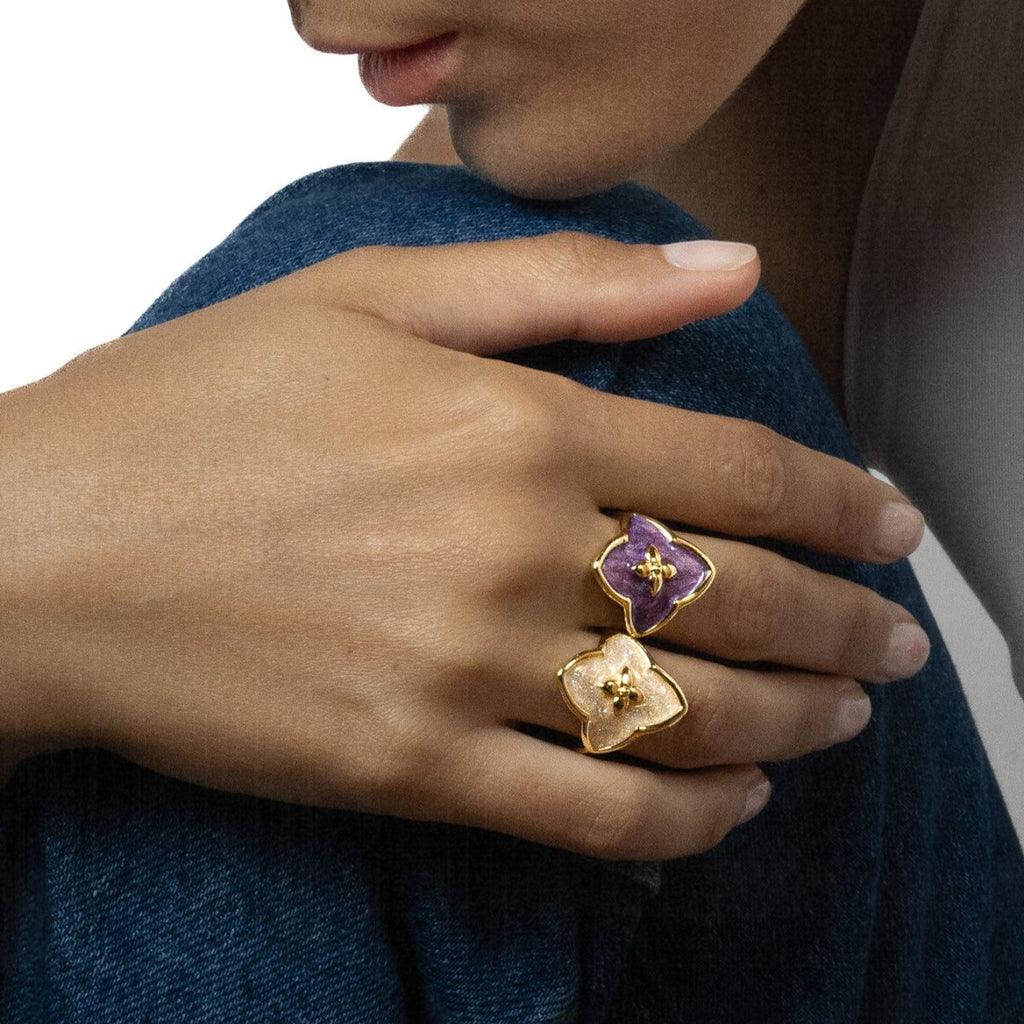Bague Angie laquée diamond - CABIROL - CABIROL - Bague