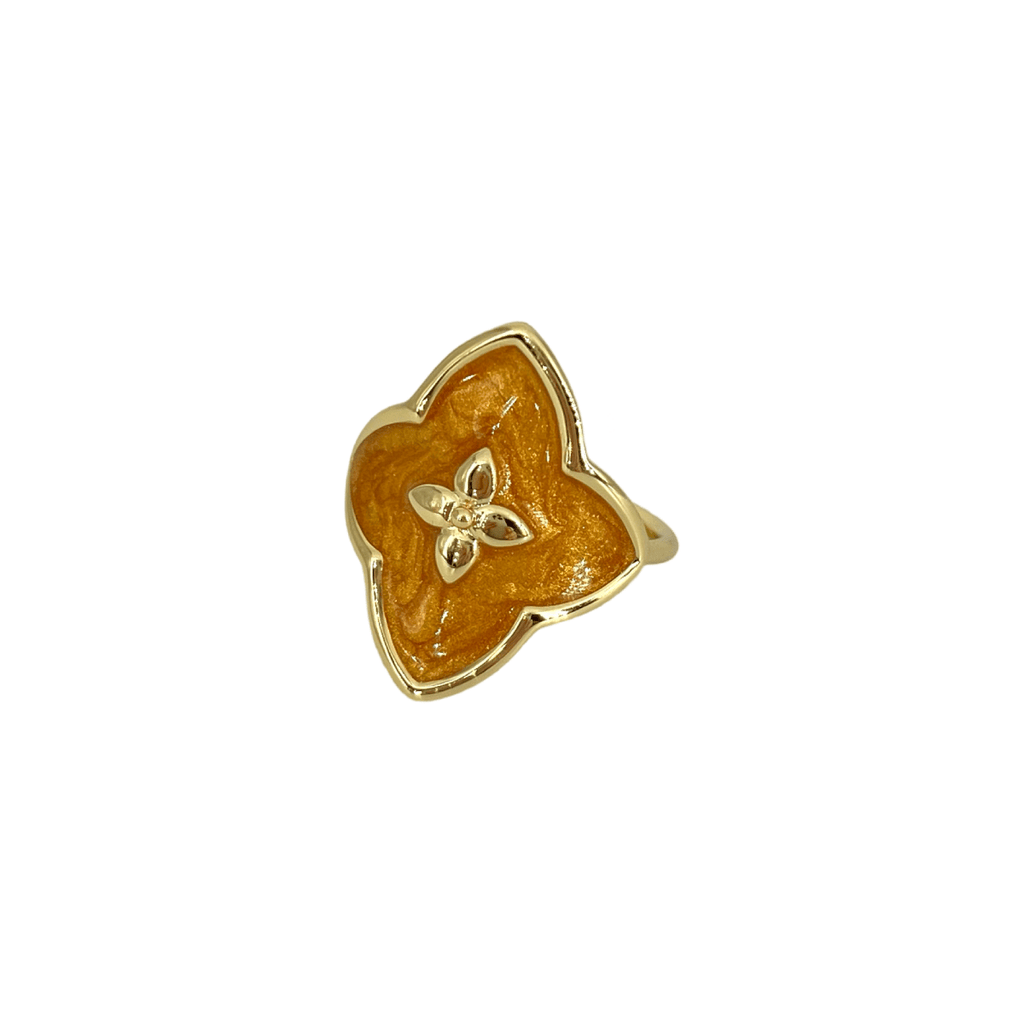 Bague Angie laquée golden - CABIROL - CABIROL - Bague