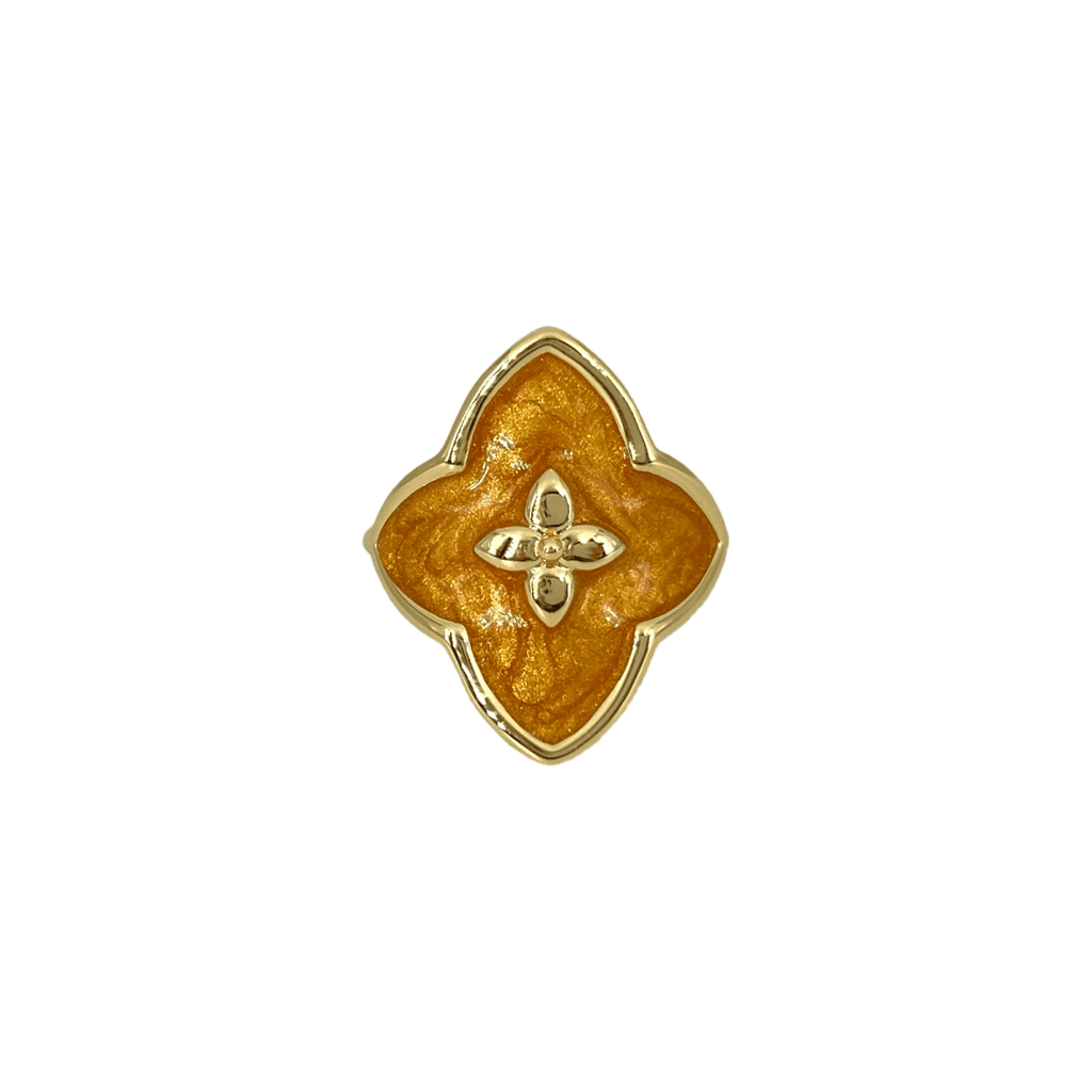 Bague Angie laquée golden - CABIROL - CABIROL - Bague