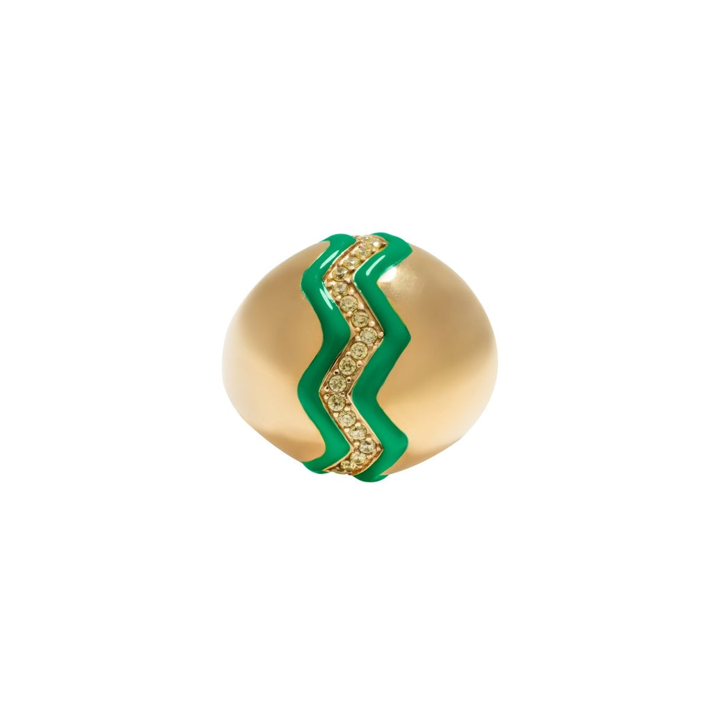 Bague dôme Wave forêt - CABIROL - CABIROL - Bague