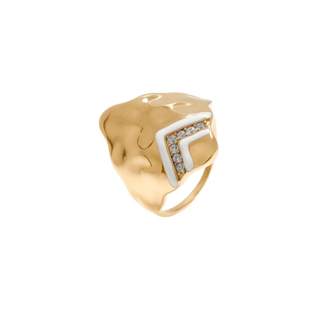 Bague Wave blanc - CABIROL - CABIROL - Bague