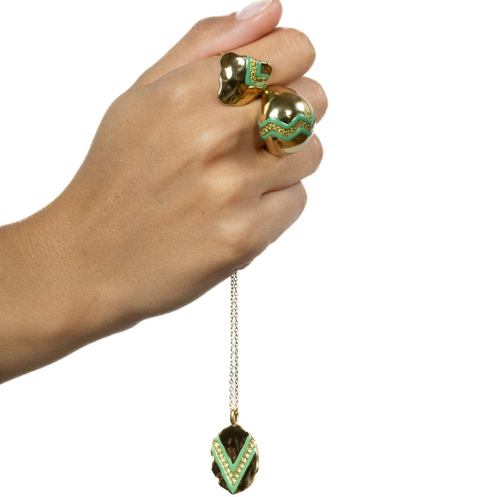 Bague Wave forêt - CABIROL - CABIROL - Bague