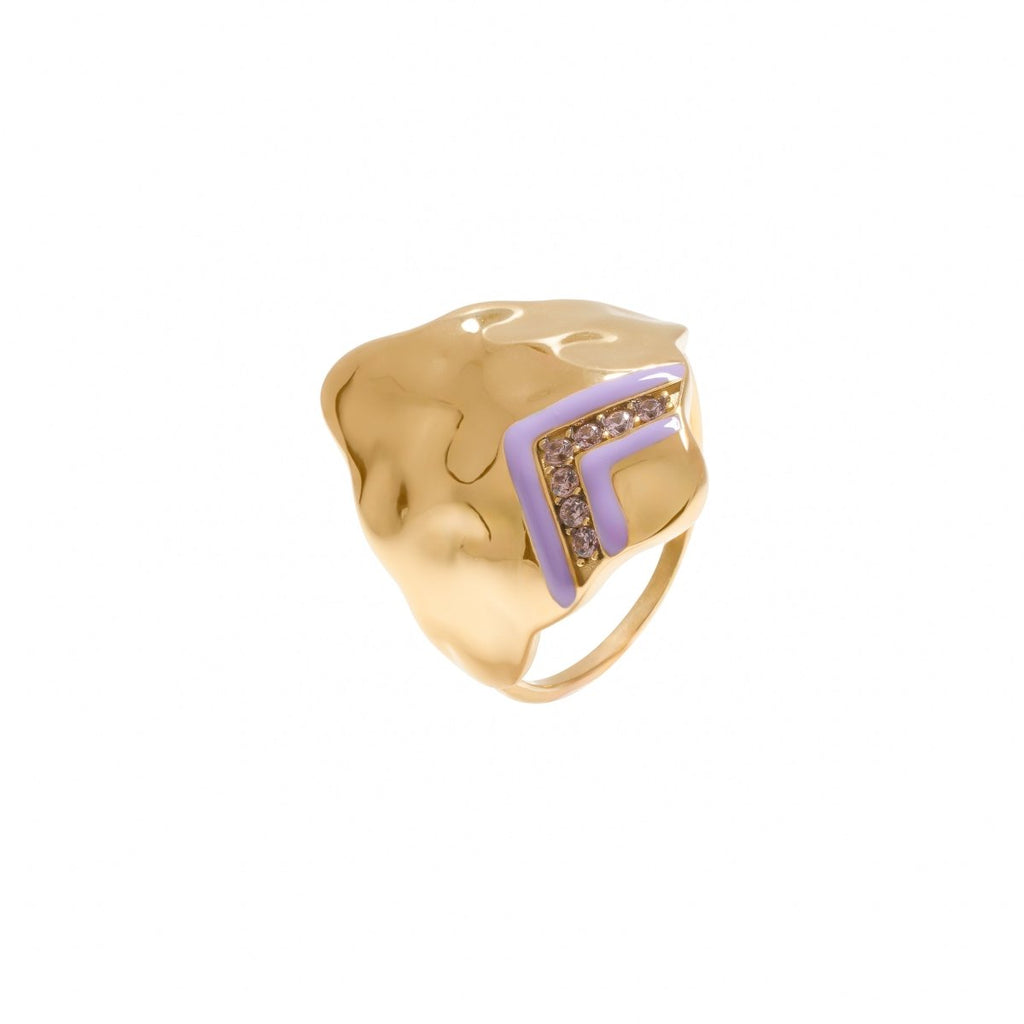 Bague Wave lila - CABIROL - CABIROL - Bague