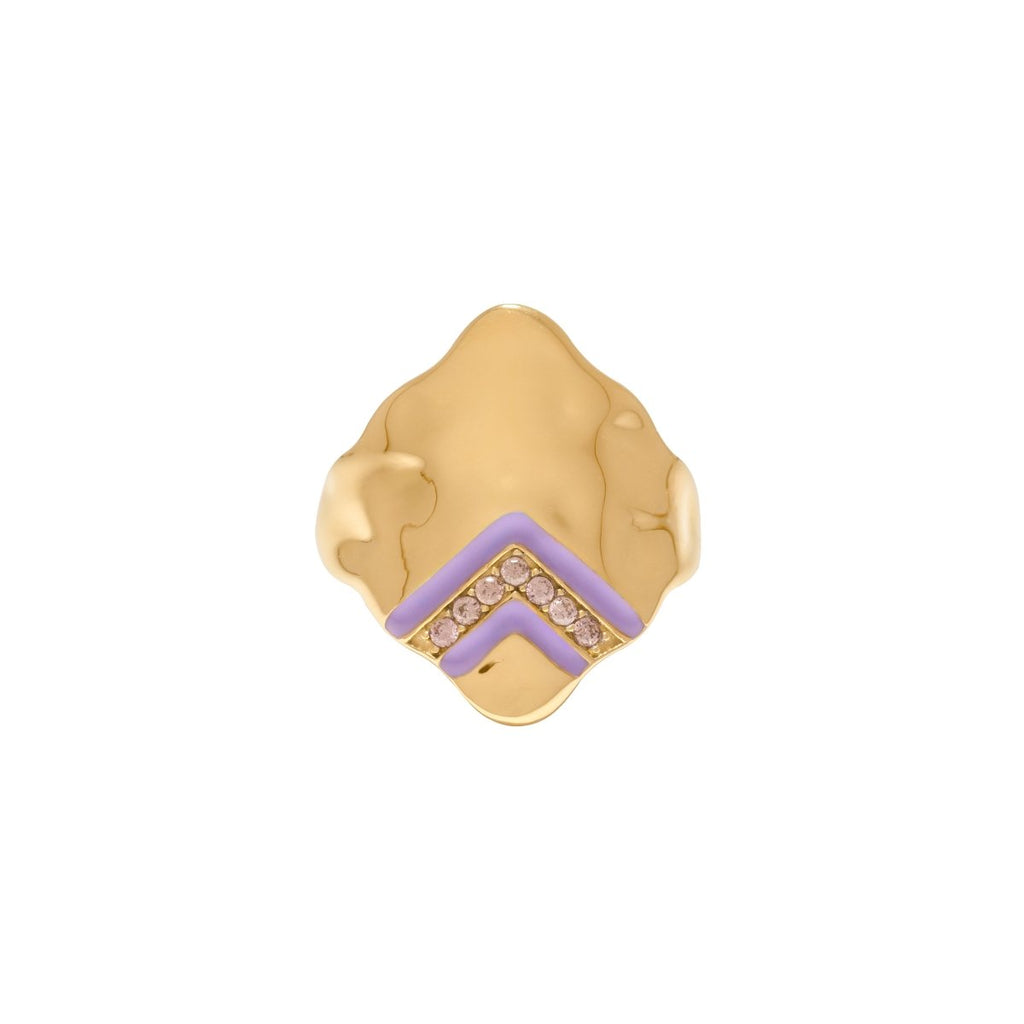 Bague Wave lila - CABIROL - CABIROL - Bague