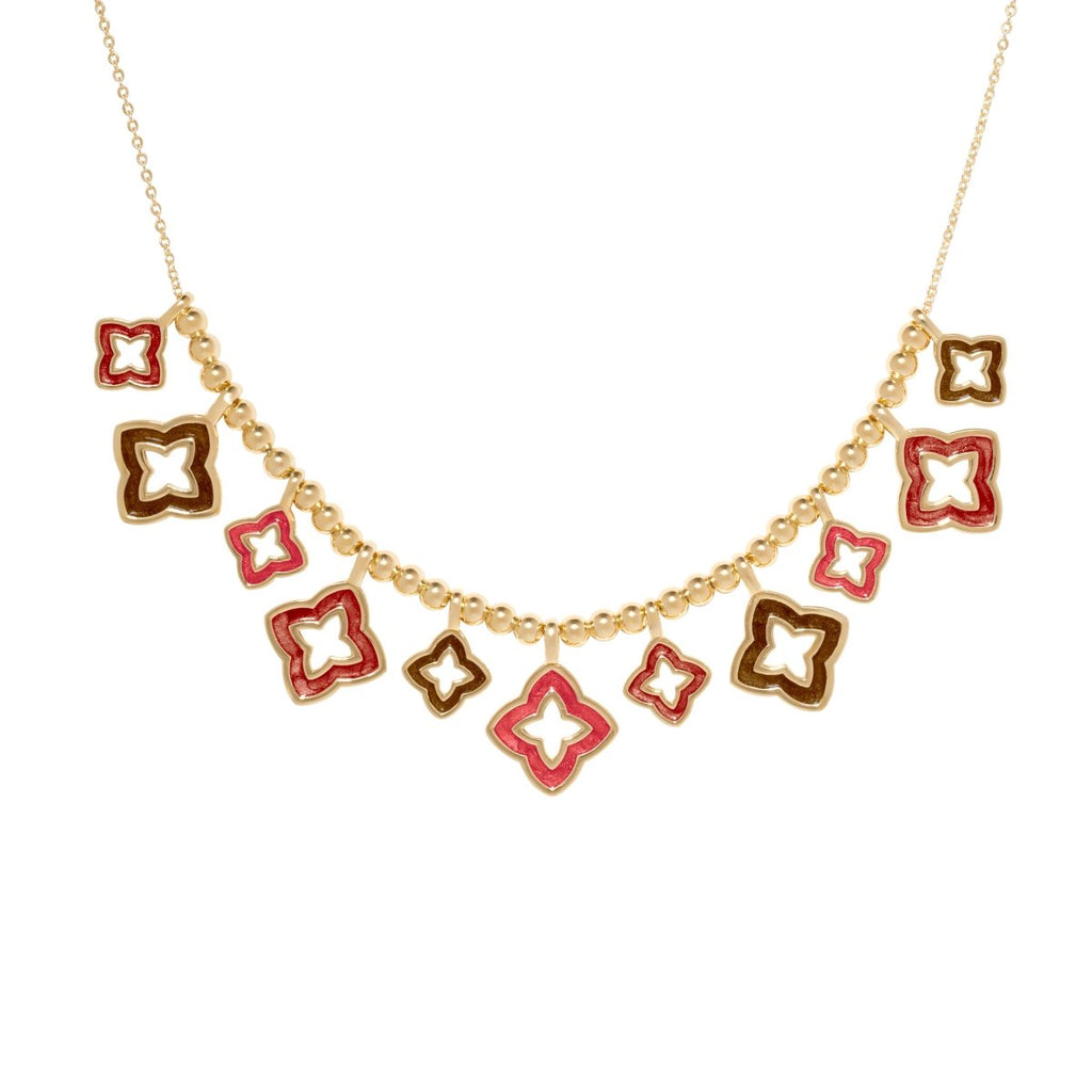Collier Alex laqué rouge - CABIROL - CABIROL - Colliers