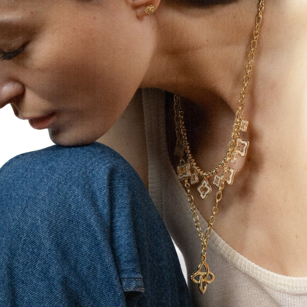 Collier pendentif Yuko plaqué or - CABIROL - CABIROL - Colliers
