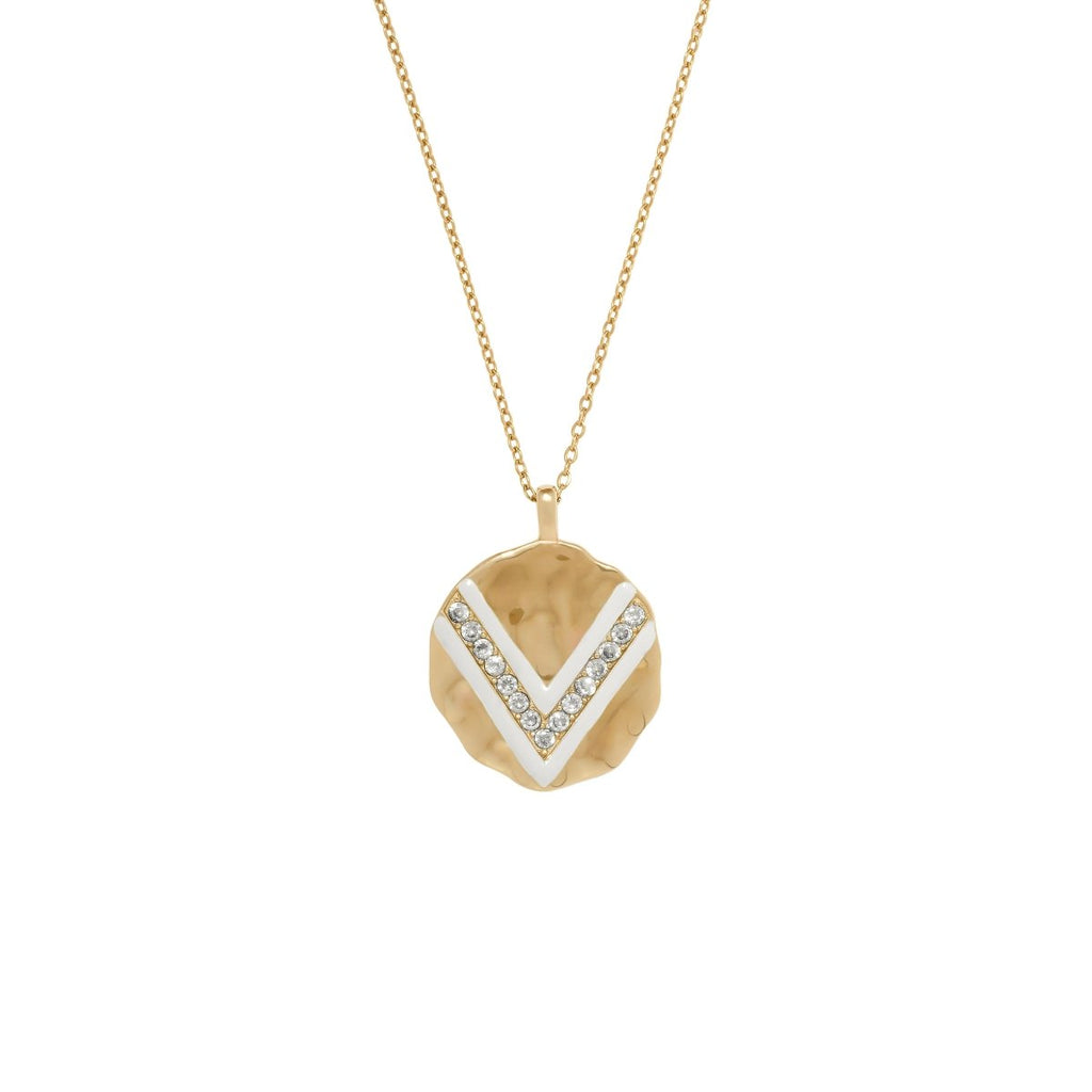 Collier Wave laqué blanc - CABIROL - CABIROL - Colliers