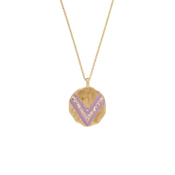 Collier Wave laqué lila - CABIROL - CABIROL - Colliers