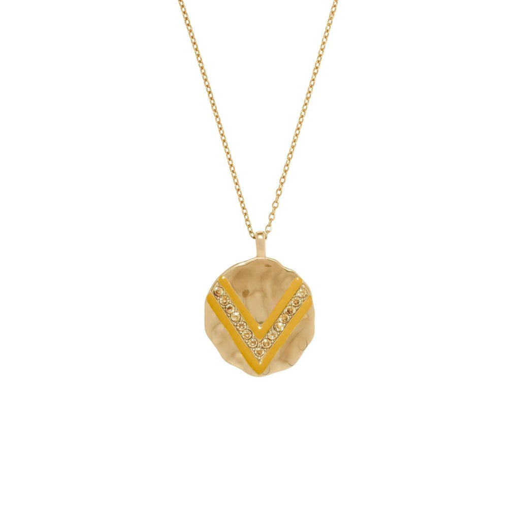Collier Wave laqué ocre - CABIROL - CABIROL - Colliers