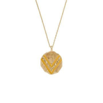 Collier Wave laqué ocre - CABIROL - CABIROL - Colliers