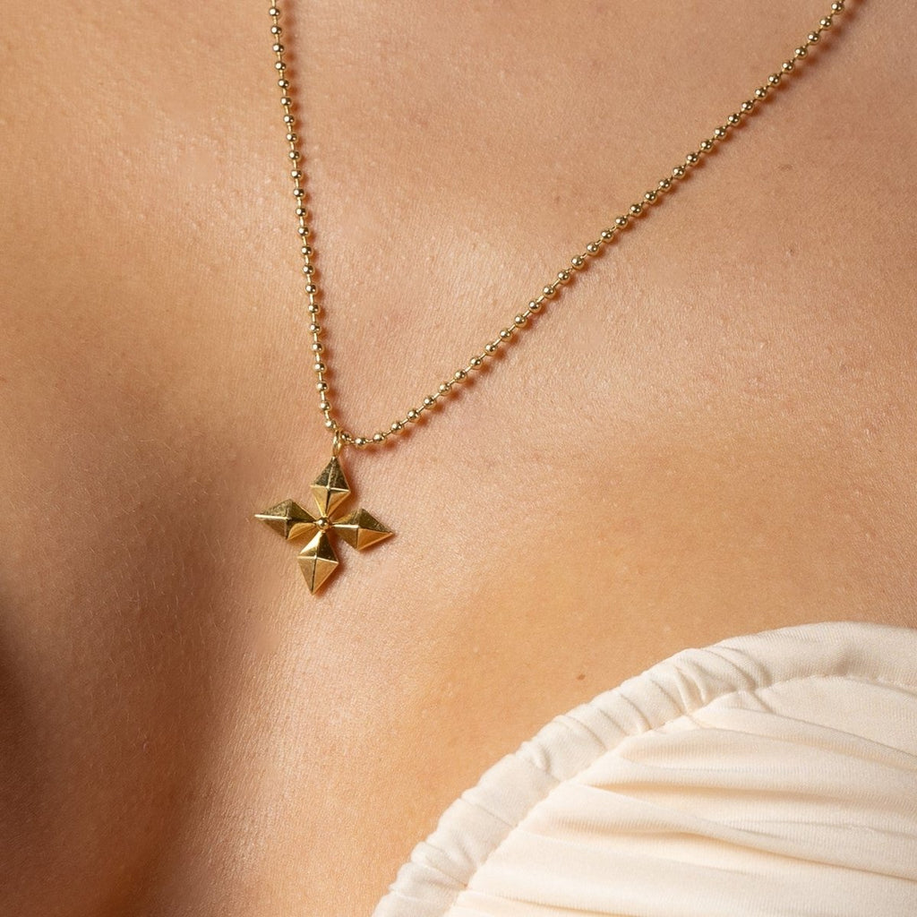 Pendentif Jim plaqué or - CABIROL - CABIROL - Colliers