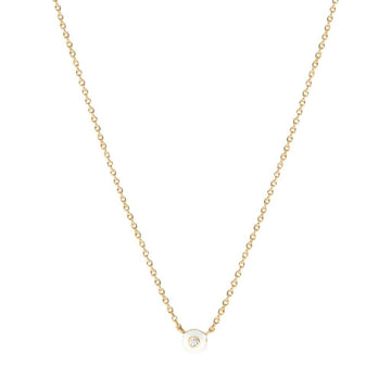 Pendentif Solo laqué ivoire - CABIROL - CABIROL - Colliers